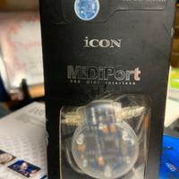 ICON MIDIPORT INTERFACCIA Midi USB 1-in/1-out