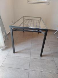 Tavolo ferro e vetro
