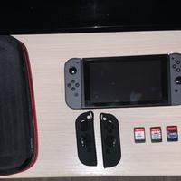 Nintendo switch con accessori e giochi