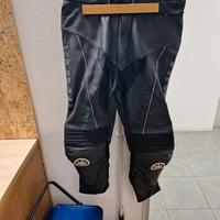 tuta pelle moto giacca e pantaloni anche separatam