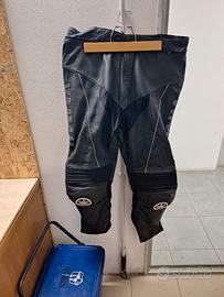 tuta pelle moto giacca e pantaloni anche separatam