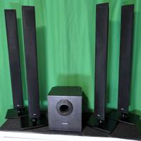 Particolare set di 4 diffusori + Subwoofer.