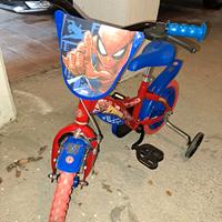 Bicicletta spiderman 12" bimbo 2-5 anni