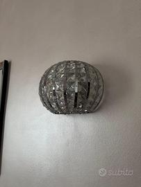 Lampade applique da muro con cristalli