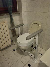 Rialzo WC e braccioli bagno per disabili