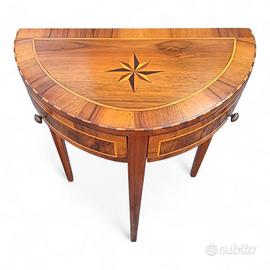 Piccola consolle da ingresso demilune