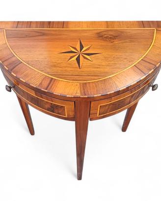 Piccola consolle da ingresso demilune