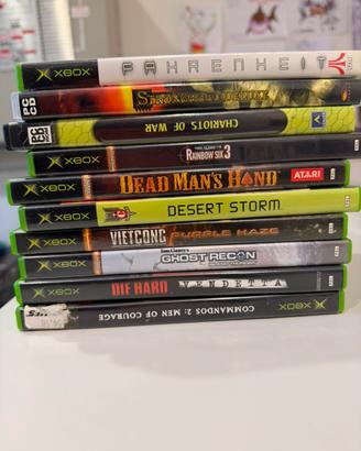 Collezione giochi XBOX prima serie