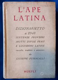 l'ape latina dizionario del 1969