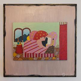 Quadro "Donna che dorme"