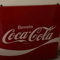 Coca insegna 90x90 smaltata