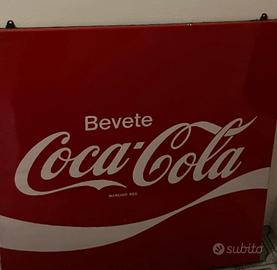 Coca insegna 90x90 smaltata