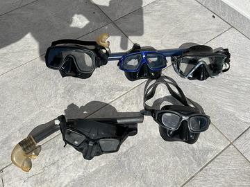 Pinne e set di maschere