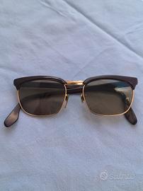 occhiali da sole vintage Viennaline uomo oro