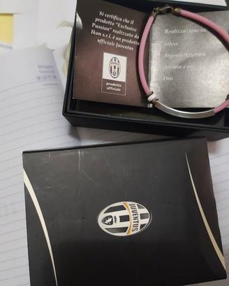 BRACCIALETTO PRODOTTO UFFICIALE JUVENTUS ARGENTO