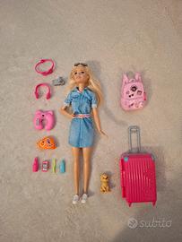 barbie set da viaggio FWV25