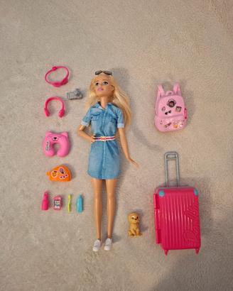 barbie set da viaggio FWV25