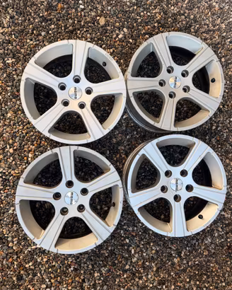 4 cerchi in lega 15 momo 5x112 6.5Jx15h2 et38