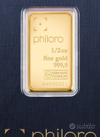 Lingotto oro philoro 15gr