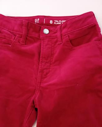 pantaloni gap velluto 8-9 anni