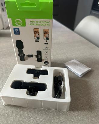Mini microfono senza fili per iPhone video TikTok