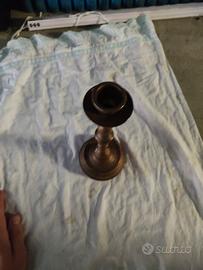 portalampada candelabro vindage in rame -