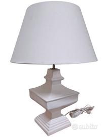 Lampada da tavolo lume legno. ARTE POVERA