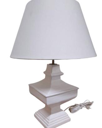 Lampada da tavolo lume legno. ARTE POVERA