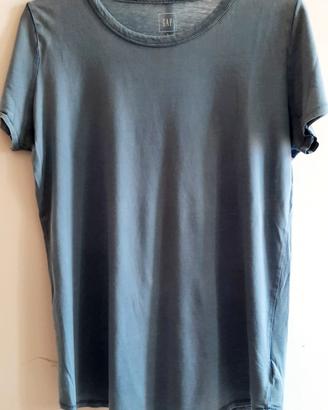 GAP Maglietta azzurra puro cotone taglia S