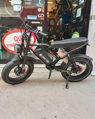 bici bicicletta elettrica cook-tek e-bike fat bike
