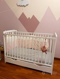 Lettino evolutivo con sbarre Love for Sleep