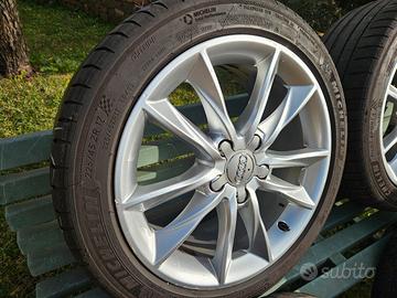 Cerchi originali Audi 17" + Gomme micheline