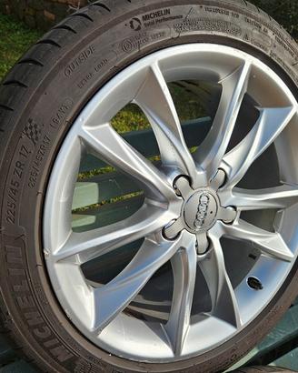 Cerchi originali Audi 17" + Gomme micheline