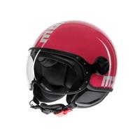 Casco moto jet Momodesign FGTR Mono Candy fucsia w