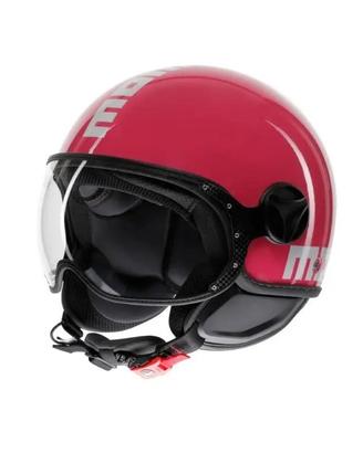 Casco moto jet Momodesign FGTR Mono Candy fucsia w