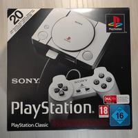 PLAYSTATION CLASSIC SONY CON 2 CONTROLLER NUOVA