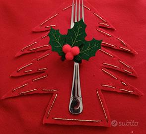 porta posate natalizio 