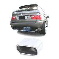 TERMINALE SCARICO UNIVERSALE IN ACCIAIO INOSSIDABI