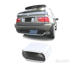 TERMINALE SCARICO UNIVERSALE IN ACCIAIO INOSSIDABI