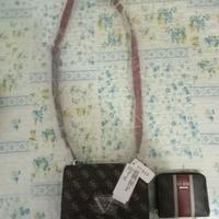 Borsa a tracolla + portafogli originali Guess