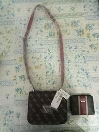 Borsa a tracolla + portafogli originali Guess
