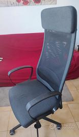 Sedia ufficio IKEA MARKUS nera