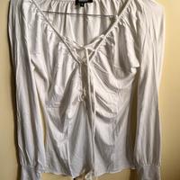 maglia Denny Rose Donna S Bianca maniche lunghe