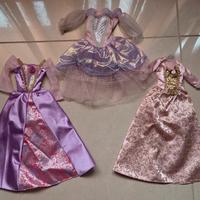 Lotto vestiti principesse barbie 