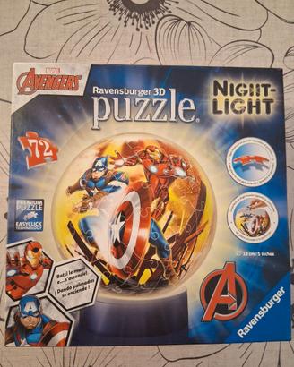 puzzle sferici Ravensburger Batman e Avengers