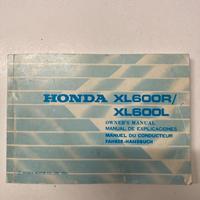 Libretto istruzioni Honda XL Yamaha DT Tenere