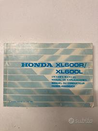 Libretto istruzioni Honda XL Yamaha DT Tenere