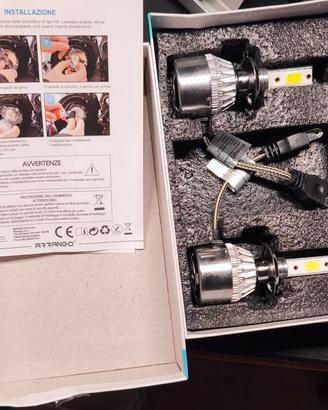 2 lampadine led H7 36w 3800LM 6500K