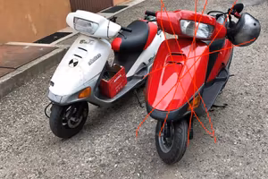 Honda bali 50 bianco