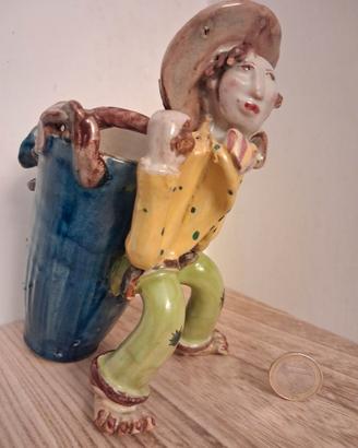 Vietri vecchia statuina in ceramica